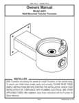 elkay 4405 series wall mount fountain manual