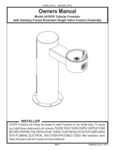elkay 4410fr series freeze resistant pedestal fountain manual