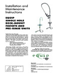 Installation Instructions Installation Instructions