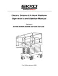 EKKO Scissor Lift Table Cart Platform Manual