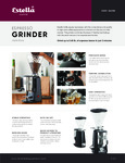 Estella Espresso Grinder Sell Sheet