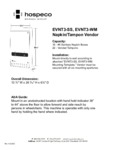 EVNT3-SS Mounting Template EVNT3-SS Mounting Template