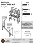 Exeter 4 ft. Backless Bench_Assembly Exeter 4 ft. Backless Bench_Assembly