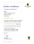 EXP. DEC 2024 FTUSA Trader Certificate