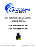 EZ-1 Automatic Drain Valve Owner's Manual EZ-1 Automatic Drain Valve Owner's Manual