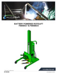 BATTERY POWERED ROTOLIFT F88565C7 & F88566C6 Manual