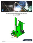 BATTERY POWERED COUNTER WEIGHT 90 & 78 LIFT Manual BATTERY POWERED COUNTER WEIGHT 90 & 78 LIFT Manual