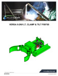 VERSA II-2K# LT, CLAMP & TILT F89700 Manual VERSA II-2K# LT, CLAMP & TILT F89700 Manual