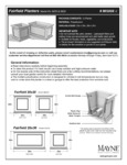 Fairfield Planter Instructions Fairfield Planter Instructions