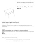 FD-DESK-GG Assembly instructions