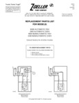 Zoeller 98-0001 Automatic Effluent Pump - 115V parts list