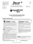 Aquanot Spin Backup Sump Pump System - 12V instructions Aquanot Spin Backup Sump Pump System - 12V instructions
