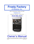 Frosty Factory_Frozen Cocktail_97A289R21_Manual Frosty Factory_Frozen Cocktail_97A289R21_Manual