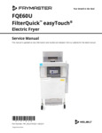 Frymaster FQE60U Service Manual Frymaster FQE60U Service Manual