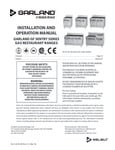GARLAND GF SENTRY SERIES GAS RESTAURANT RANGES