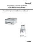 Garland G20-SP Stock Pot Range Manual Garland G20-SP Stock Pot Range Manual