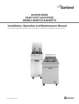 Garland Master Series Fryer Manual Garland Master Series Fryer Manual