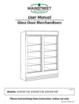 GlassDoorMerchandiser_Manual GlassDoorMerchandiser_Manual