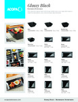 Glossy Black Stoneware