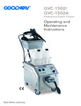 Goodway GVC-1502 Manual