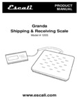 Escali Granda Shipping and Receiving Scale Manual Escali Granda Shipping and Receiving Scale Manual