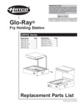 Hatco GRFHS Replacement Parts List Hatco GRFHS Replacement Parts List
