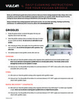 Daily Cleaning Sheet