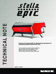 Grindmaster by Unic Stella Epic Automatic Espresso Machine Manual Grindmaster by Unic Stella Epic Automatic Espresso Machine Manual