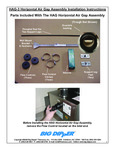 GAP AIR HORIZONTAL 3" instructions GAP AIR HORIZONTAL 3" instructions