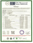 ADF Foods Halal Certificate