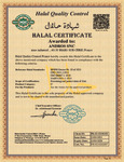 Halal certificate ANDROS CHEF brand