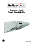 Halifax concession Hood Quick Start Guide Halifax concession Hood Quick Start Guide