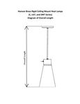 Ceiling Mount Lamp Length Ceiling Mount Lamp Length