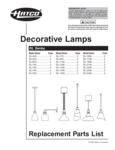 Hatco Decorative Lamp Manual Hatco Decorative Lamp Manual