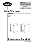 Hatco Plate Warmer Cabinet Part List
