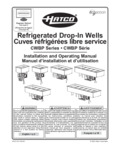 Hatco Refrigerated Drop-In Wells Manual Hatco Refrigerated Drop-In Wells Manual