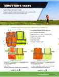 Hi Vis Surveyors Vest Catalog page 11-12 Hi Vis Surveyors Vest Catalog page 11-12