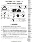 Holland Bar Stool 211 Assembly Instructions Holland Bar Stool 211 Assembly Instructions
