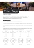 Holland Bar Stool Enduro and Euro Slim Table Tops Base Selection