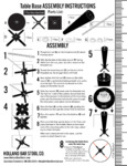 Holland table_instructions Holland table_instructions