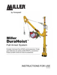 Honeywell Miller DuraHoist Instructions