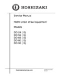 Hoshizaki DD Series Service Manual Hoshizaki DD Series Service Manual