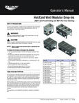 Hot Cold Well Modular Drop-ins Manual Hot Cold Well Modular Drop-ins Manual