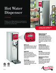 Avantco Hot Water Dispenser Sell Sheet