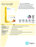 HP All-In-One Sellsheet HP All-In-One Sellsheet