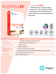 HP BrightWhite24 Sellsheet