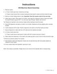 Scotsman HST Instructions