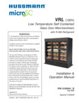 Hussman VRL Manual Hussman VRL Manual