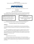 Imperial Range IHR Gas Range Manual Imperial Range IHR Gas Range Manual