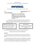 Imperial Owners Manual _ COUNTER TOPS Imperial Owners Manual _ COUNTER TOPS
